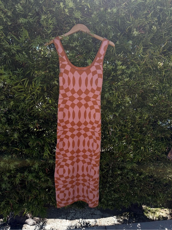 Rhythm. Dresses & Skirts - Rhythm Orange Geometric Maxi Dress